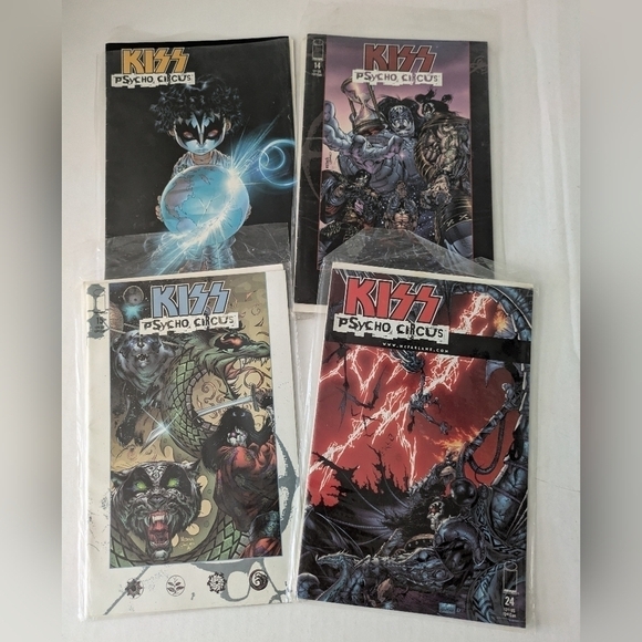 Other - 4 KISS psycho circus Comics # 14, 15, 17, 24